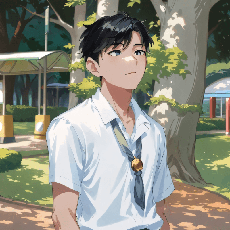 Kian's anime-style portrait